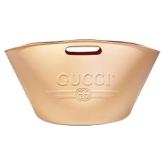 2013 Gucci Hellrosa geprägte Logo Top Handle Rubber Tote Bag