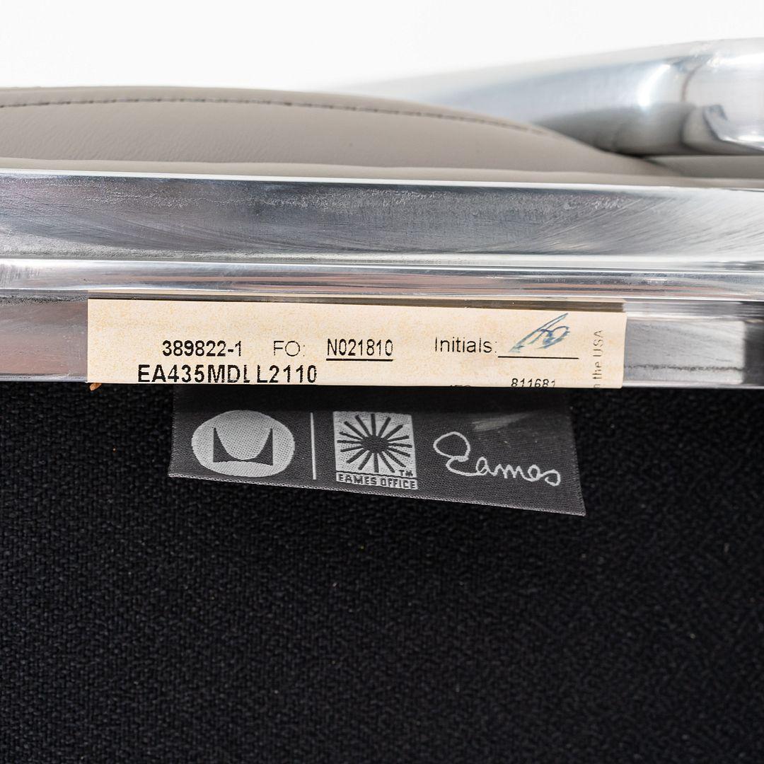 2013 Herman Miller Eames Soft Pad Management-Schreibtischstuhl aus grauem Leder im Angebot 5
