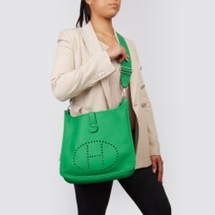 2013 Hermès Bamboo Clemence Leather Evelyne III 33