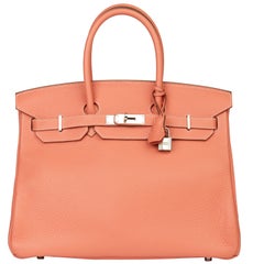 2013 Hermès Crevette Clemence Leather Birkin 35cm