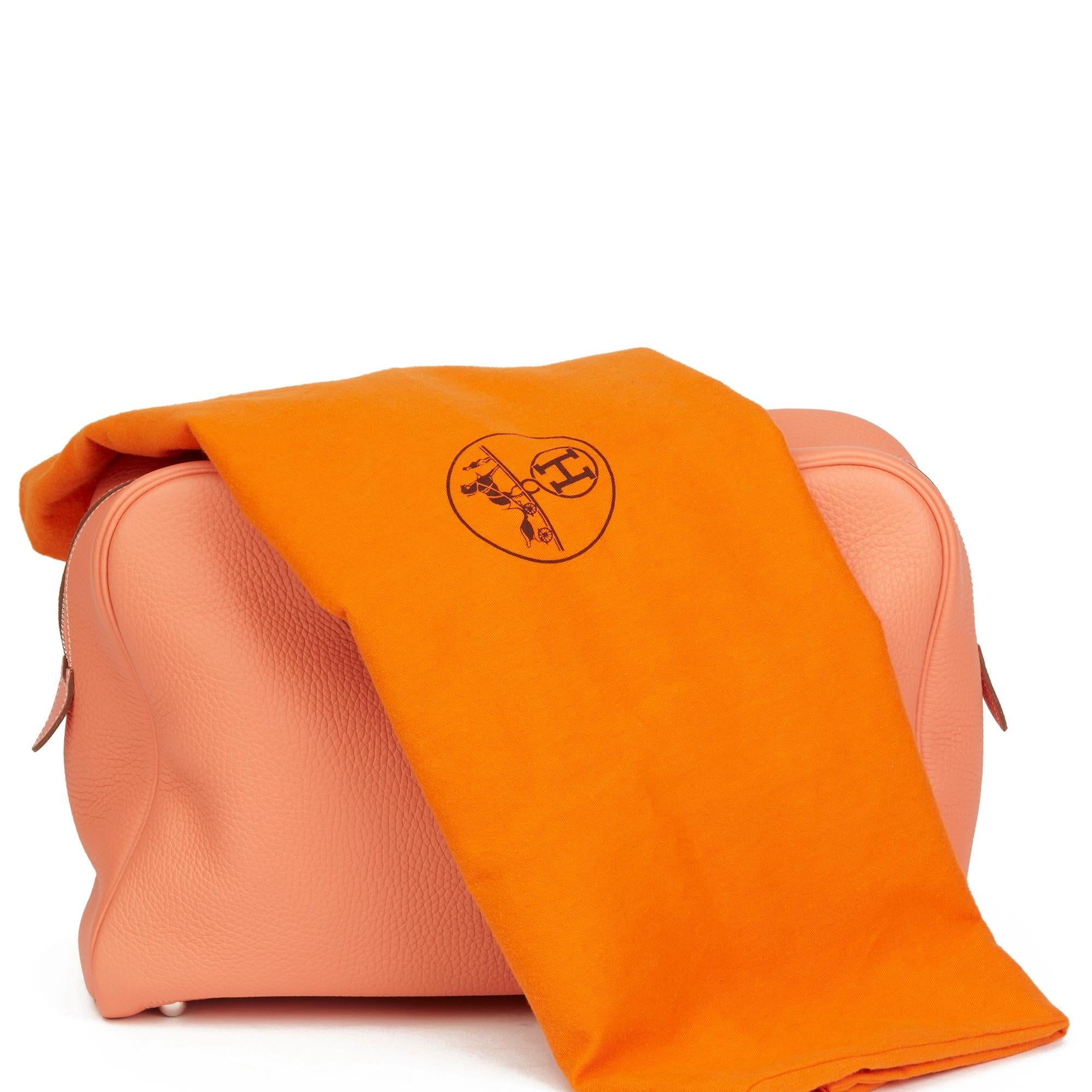 2013 Hermès Crevette Clemence Leather Victoria II 35 6