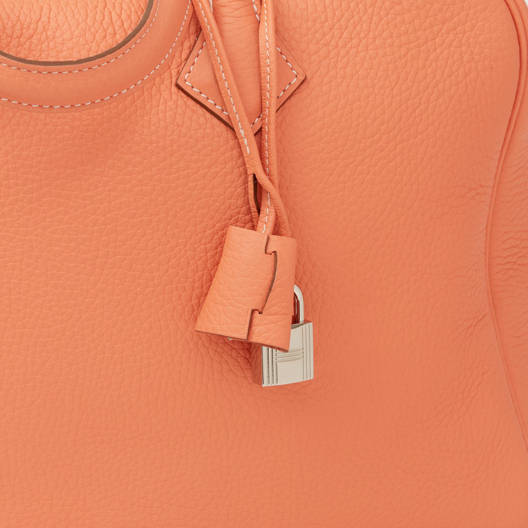 2013 Hermès Crevette Clemence Leather Victoria II 35 1