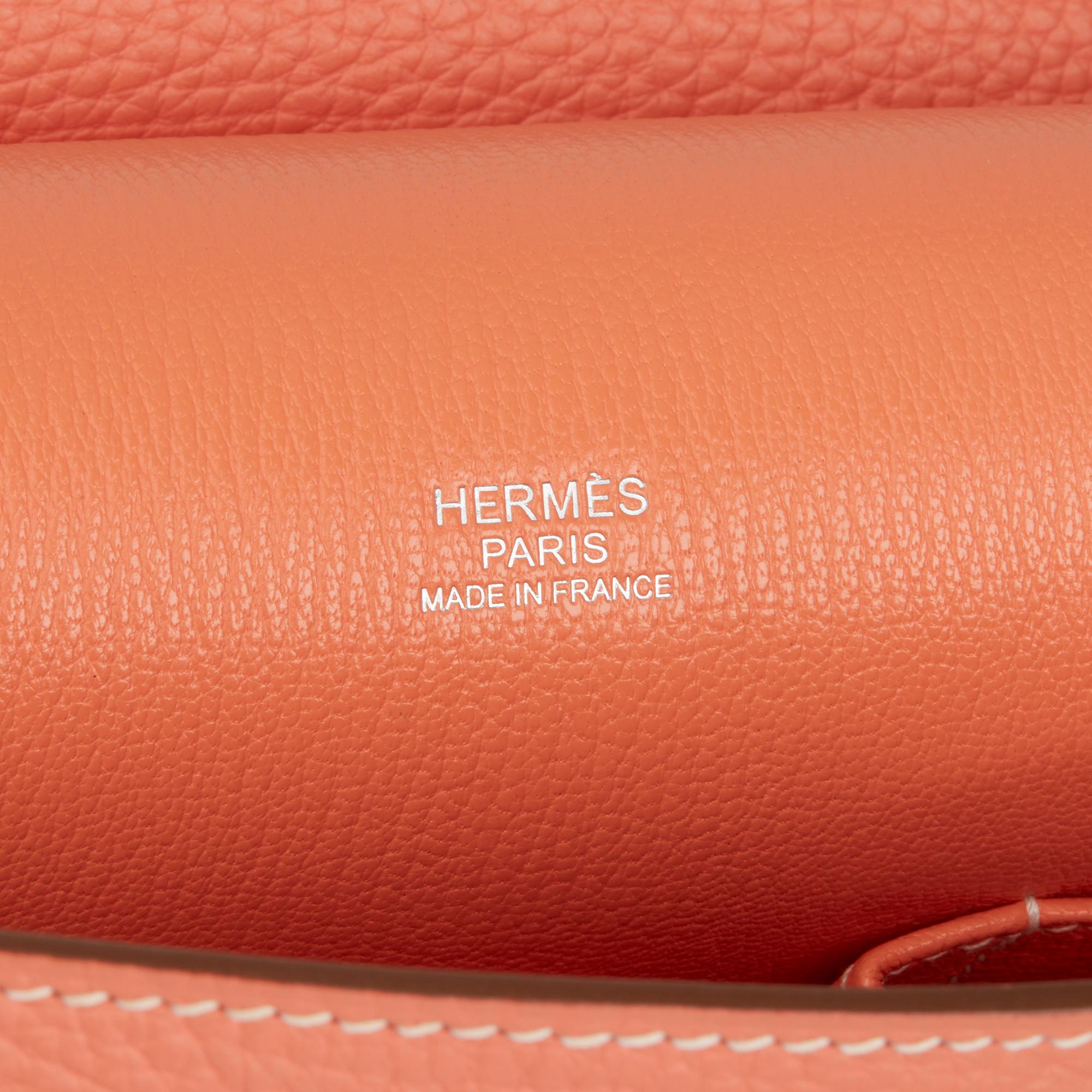 2013 Hermès Crevette Togo Leather Jypsiere 31cm 3