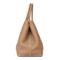 2013 Hermès Etoupe Negonda Cuir Garden Party 36cm