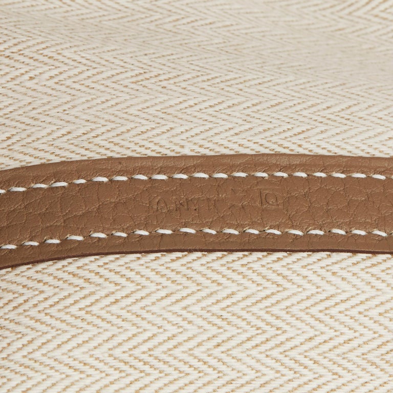 2013 Hermès Etoupe Negonda Leather Garden Party 36cm at 1stDibs