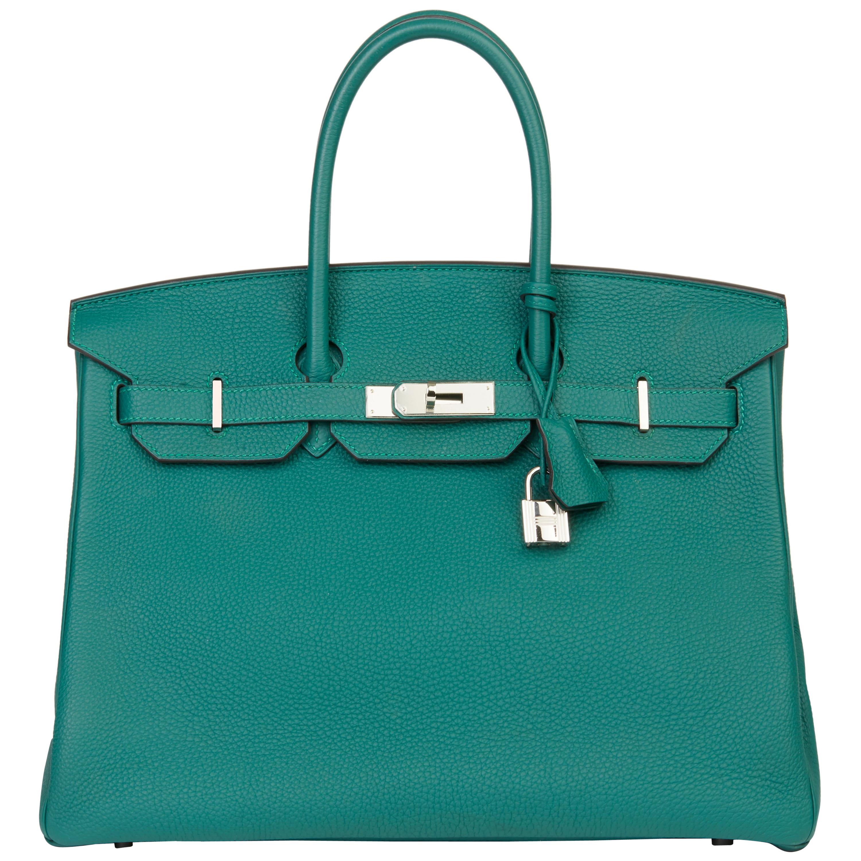 2013 Hermès Malachite Togo Leather Birkin 35cm