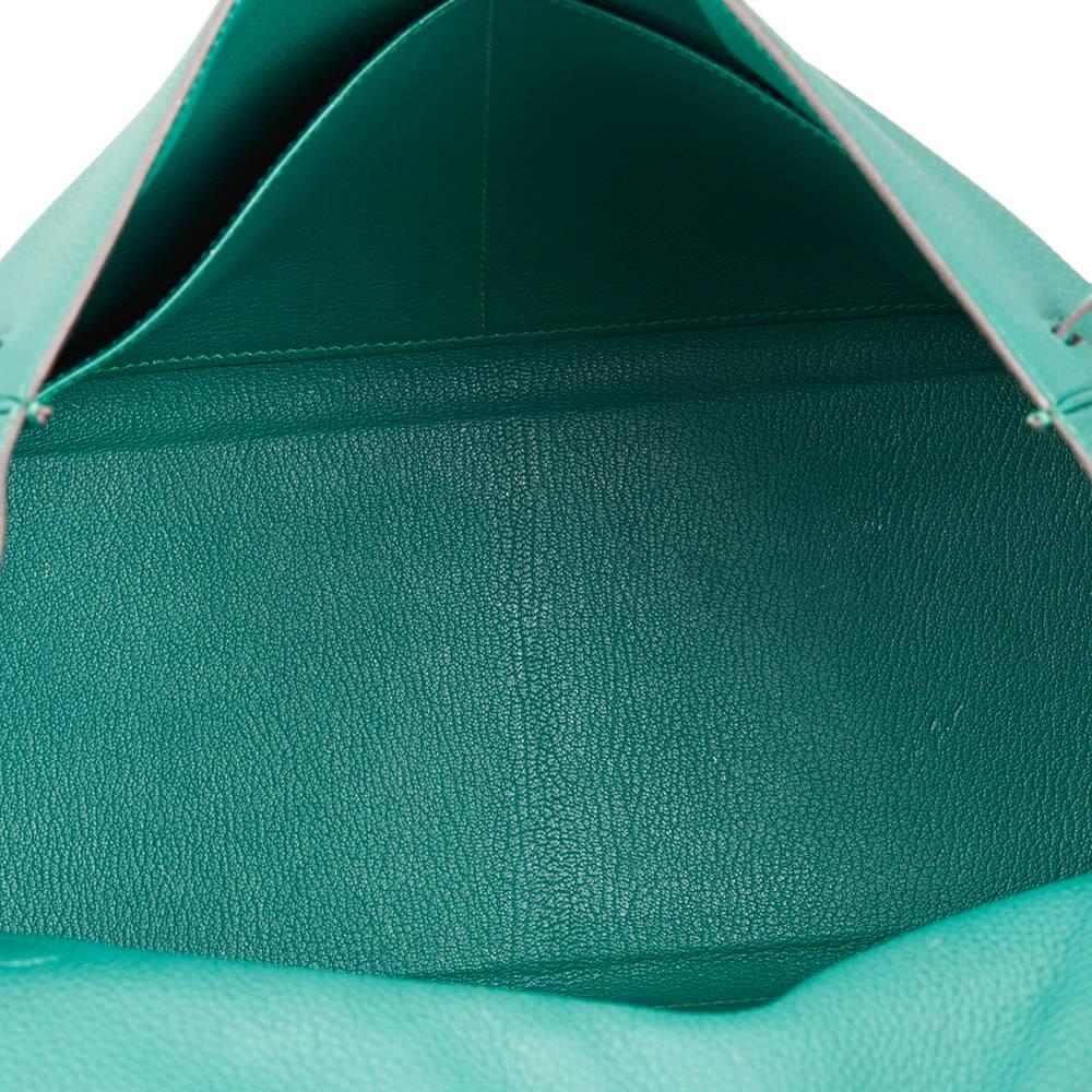 2013 Hermes Malachite Togo Leather Kelly 35cm Retourne 3