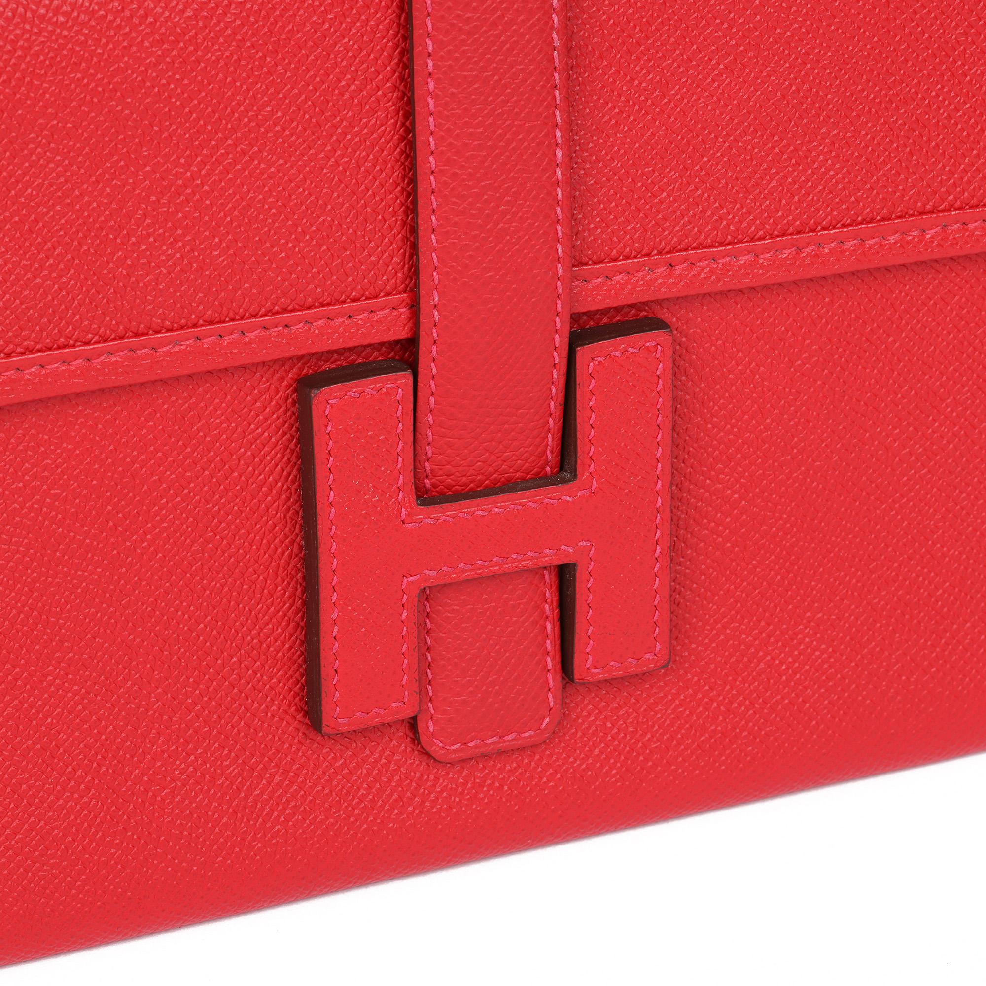 2013 Hermes Rouge Garance Epsom Leather Jige Elan 29 2