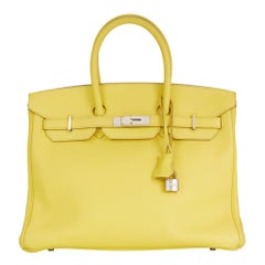 2013 Hermès Soufre Epsom Leather Birkin 35cm