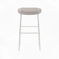 2013 Hi-Pad Bar Stools by Jasper Morrison for Cappellini in Gray Fabric