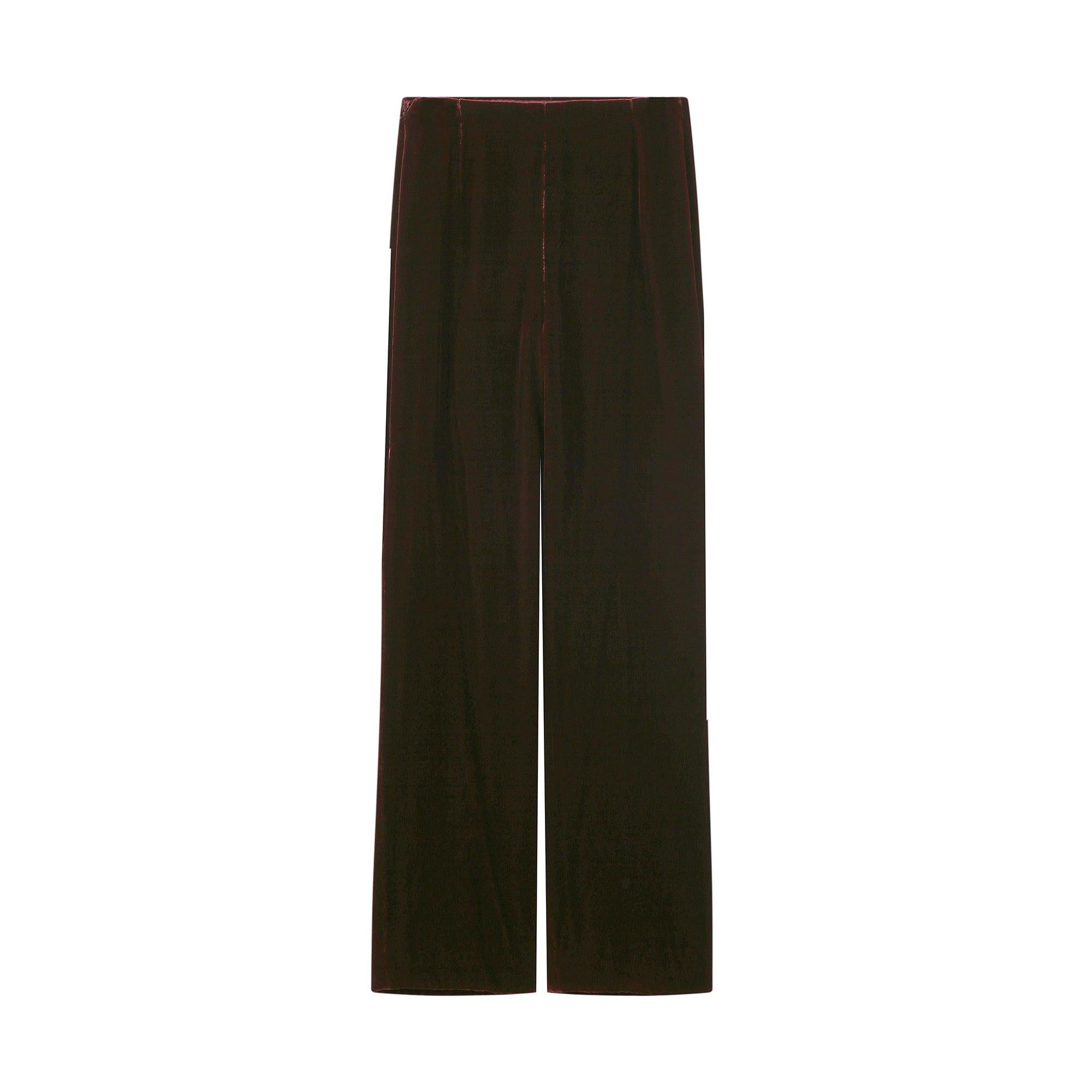 2013 Jean Paul Gaultier Jeans Haute Couture borgogna, abito a tunica e pantalone In condizioni ottime in vendita a London, GB