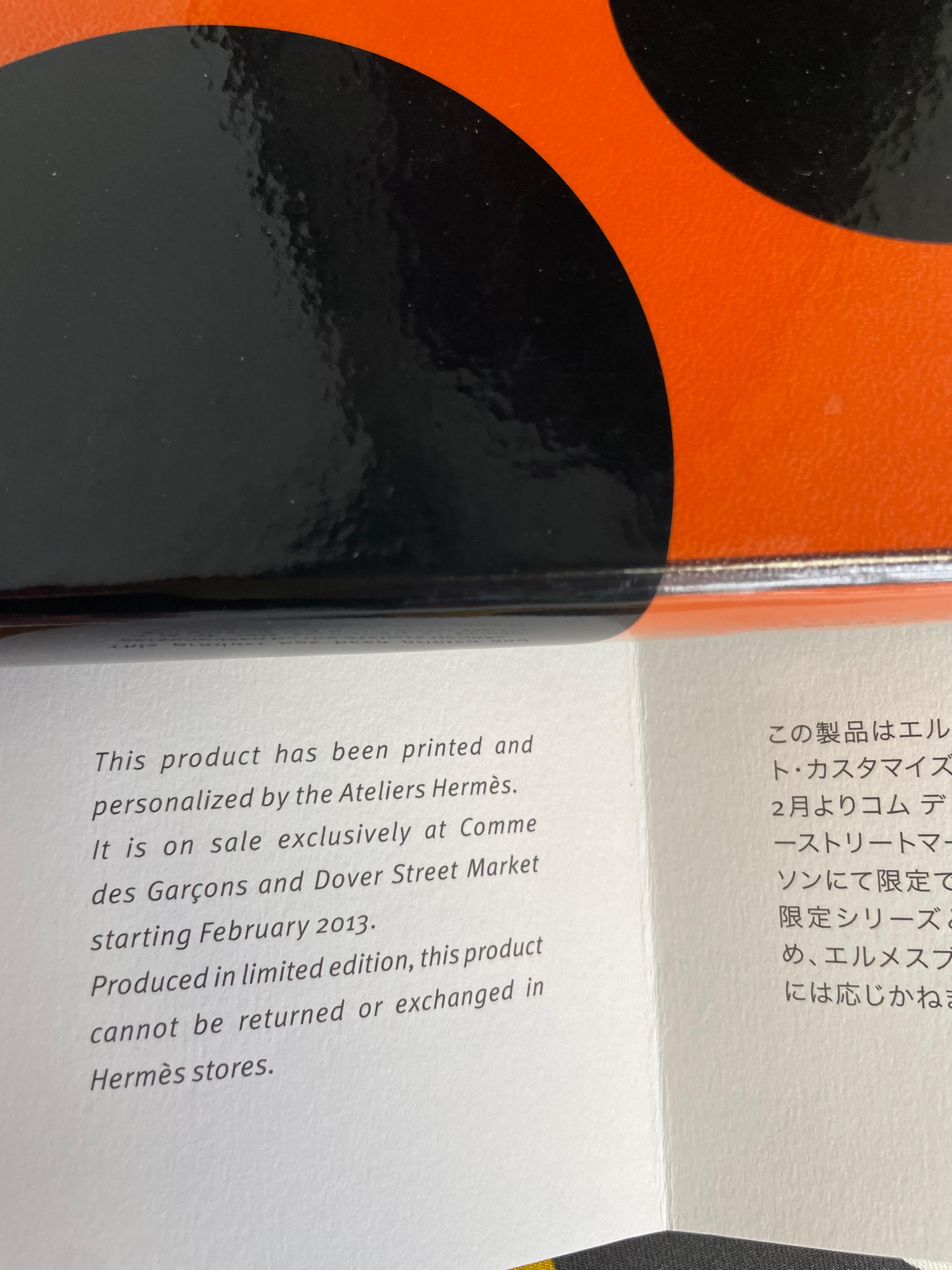 2013 Limited Edition Hermes x Comme des Garçons 