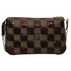 2013 Louis Vuitton Damier Ebene Pochette Paillettes Bag