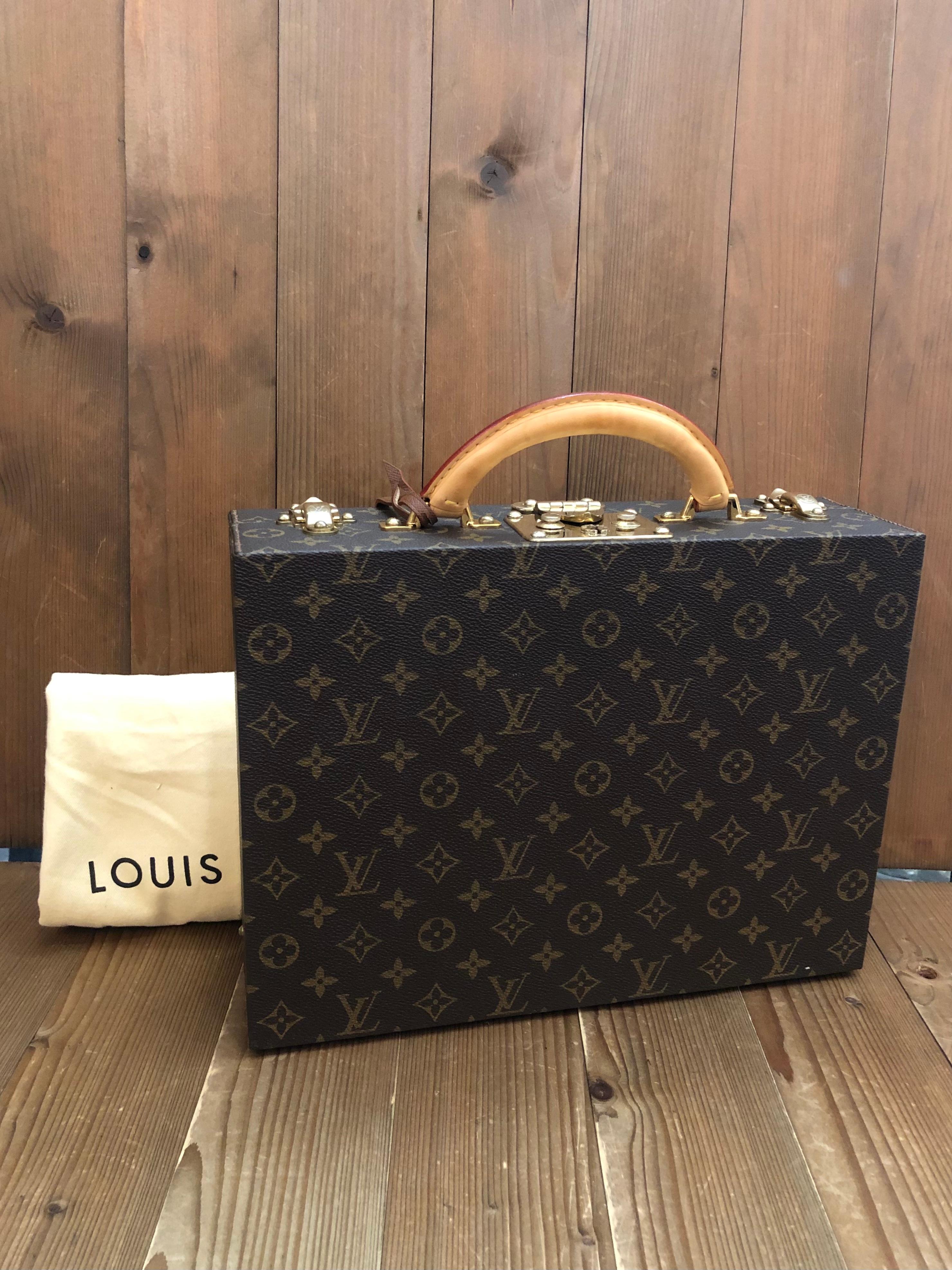 2013 LOUIS VUITTON Monogram Boite Bijoux Jewelry Trunk Case For Sale 3