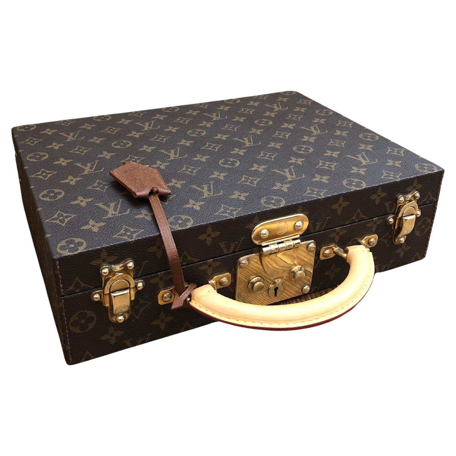 Louis Vuitton Boite Bijoux Jewelry Case Monogram Canvas Brown 214930152