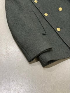 2013 Maison Margiela sailor double breasted heavy wool coat
