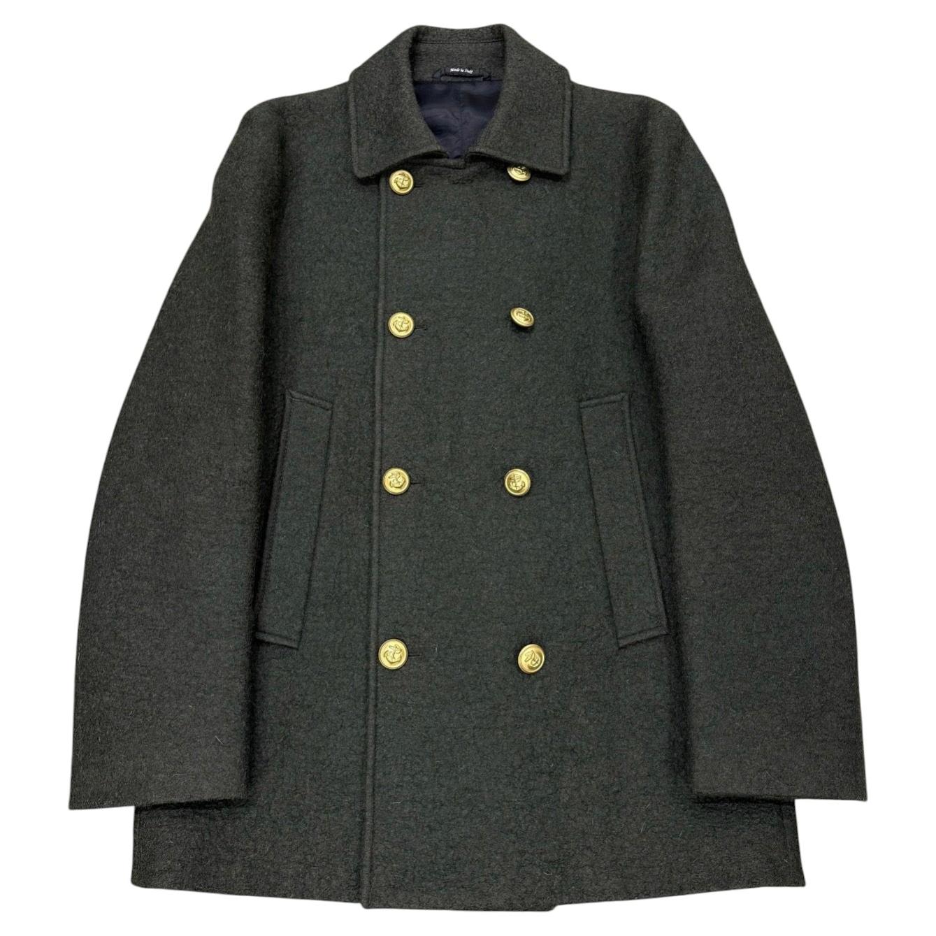 Cappotto da marinaio in lana pesante a doppio petto Maison Margiela del 2013 in vendita
