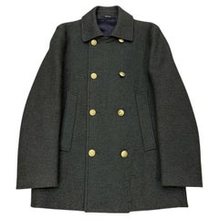 2013 Maison Margiela sailor double breasted heavy wool coat
