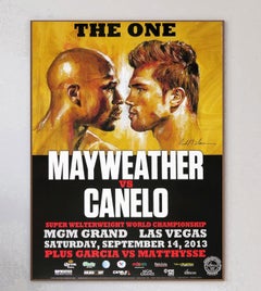 2013 Mayweather vs Canelo - The One Original Vintage Poster