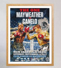 2013 Mayweather vs Canelo - The One Original Vintage Poster
