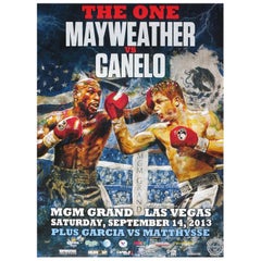 2013 Mayweather vs Canelo - The One Original Vintage Poster