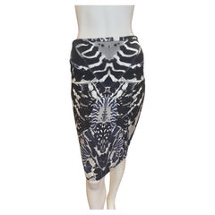 2013 Mc Alexander McQueen Kaleidoskop-Rock mit Käfer-Print (S)