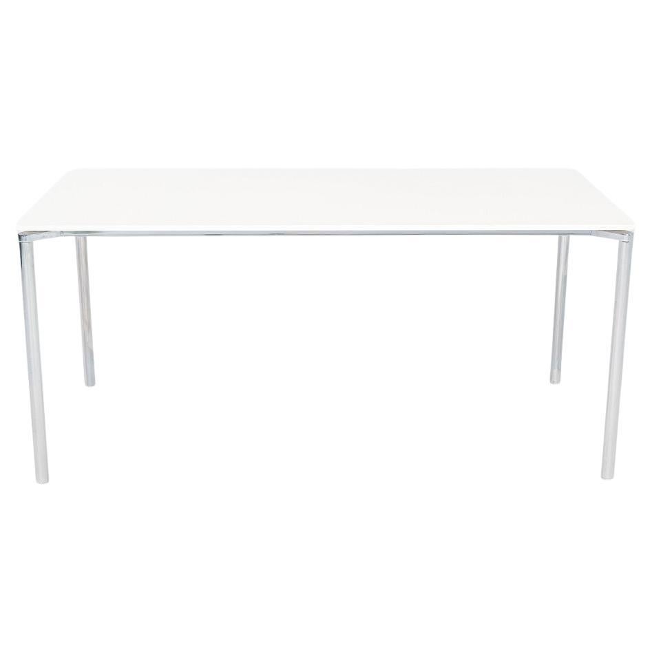 2013 Pelikan Design Fritz Hansen Dining Table / Desk, White Laminate (3x)