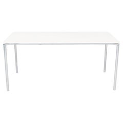2013 Pelikan Design Fritz Hansen Dining Table / Desk, White Laminate (3x)