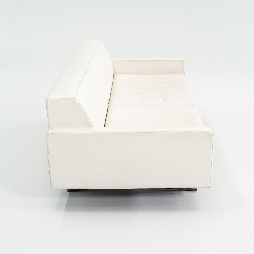 2013 Poltrona Frau Kennedee Zweisitzer-Sofa von Jean-Marie Massaud Weißes 2x Avail (Stahl) im Angebot