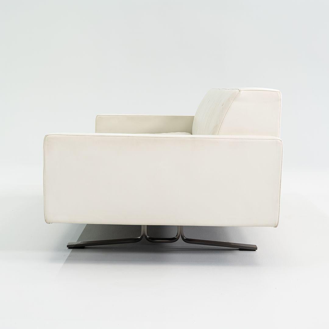 2013 Poltrona Frau Kennedee Zweisitzer-Sofa von Jean-Marie Massaud Weißes 2x Avail im Angebot 1