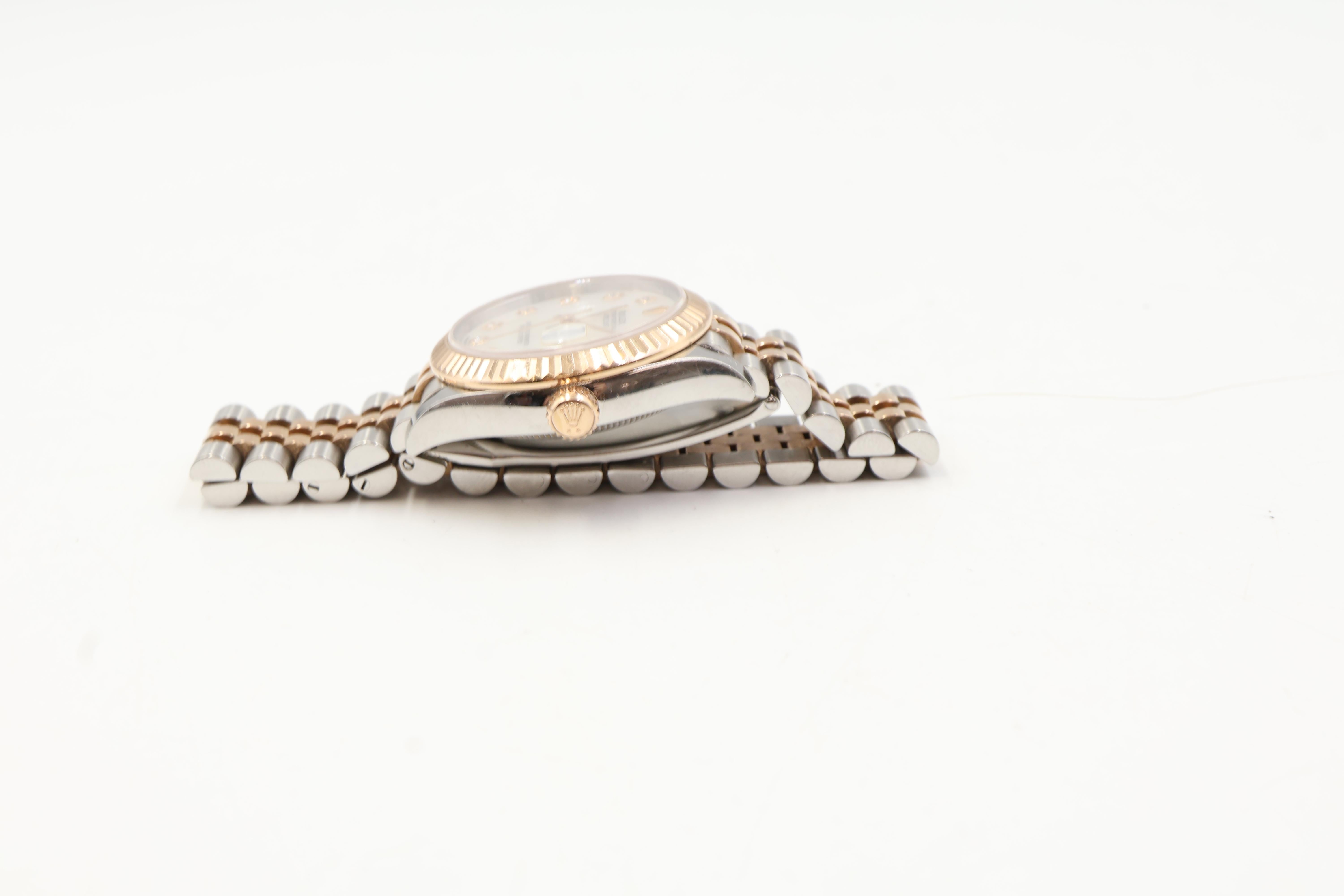 2013 Rolex Datejust 31 278271 Perlmutt Zifferblatt Damenuhr im Angebot 2