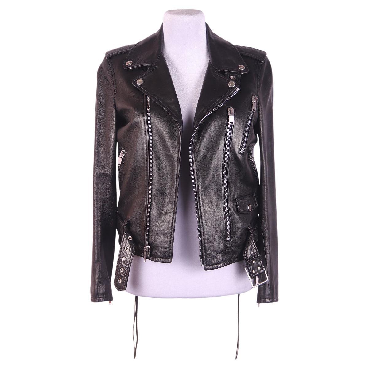 2013 Veste en cuir Saint Laurent