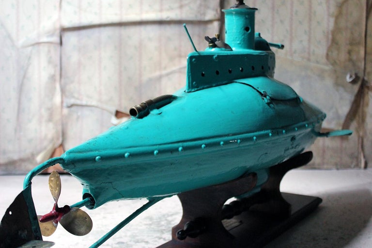 2013 Scratch Built ‘Seahorse’ Experimental Petrol Submarine; by Tom Petrusson 5