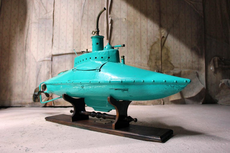 2013 Scratch Built ‘Seahorse’ Experimental Petrol Submarine; by Tom Petrusson 10