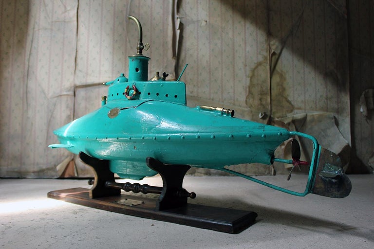 2013 Scratch Built ‘Seahorse’ Experimental Petrol Submarine; by Tom Petrusson 13