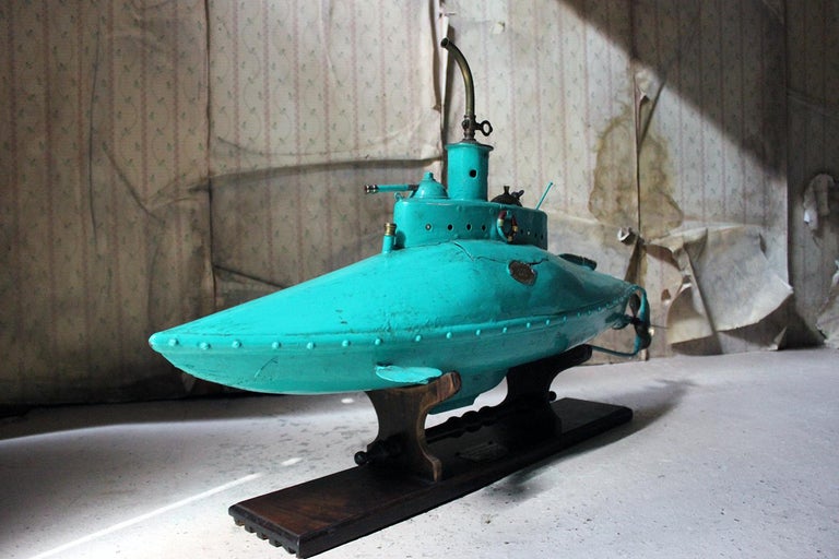 Contemporary 2013 Scratch Built ‘Seahorse’ Experimental Petrol Submarine; by Tom Petrusson