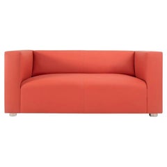 2013 SM1 Sofa in Orange Leather by Shelton Mindel for Knoll