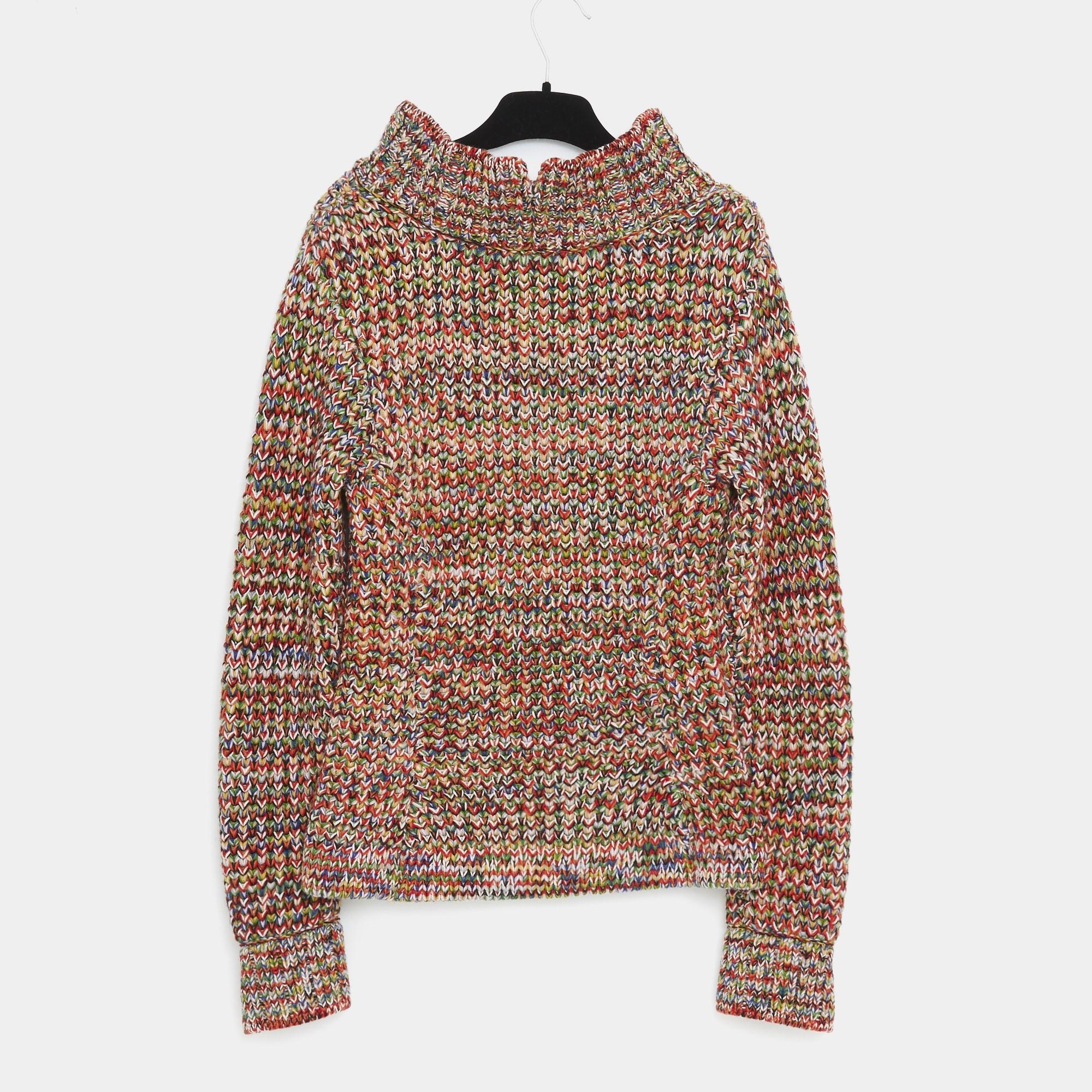 2013A Chanel Sweater FR36/38 Colorfull tweed 3