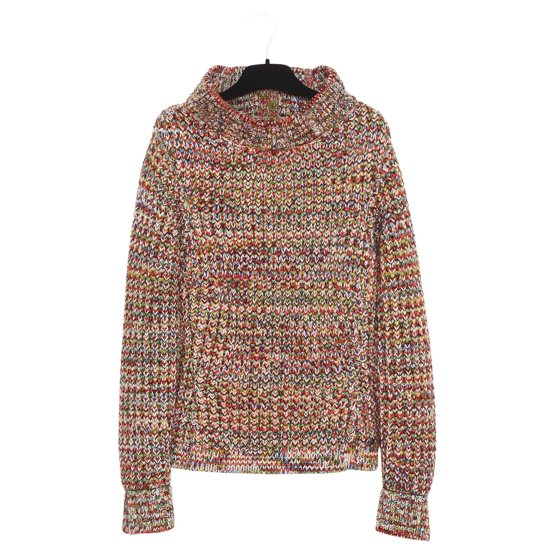 2013A Chanel Sweater FR36/38 Colorfull tweed