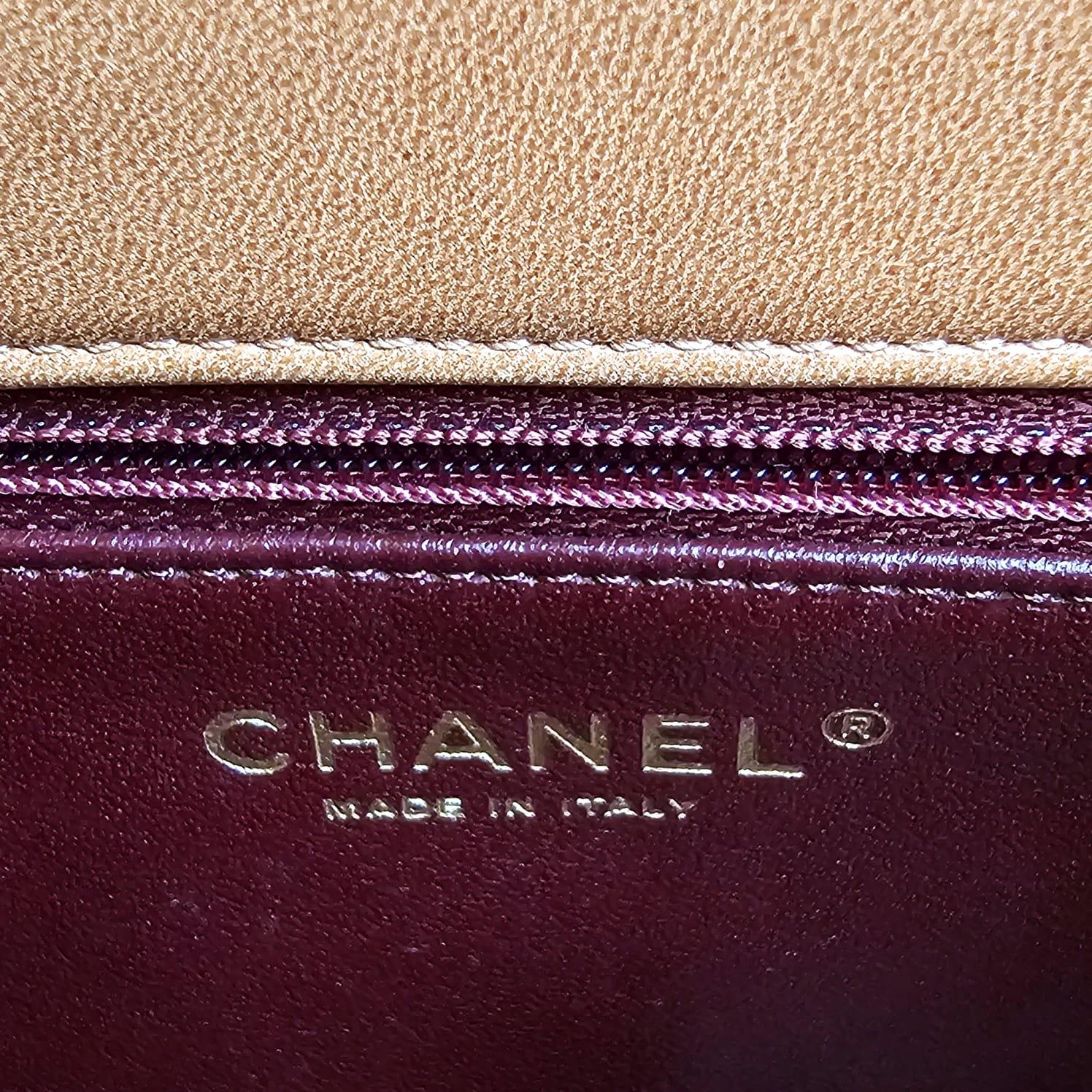 2014-2015 Chanel Karamell Diana Klappe Tasche im Angebot 3