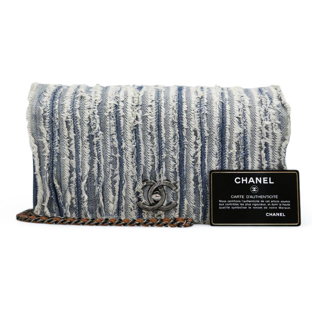 2014-2015 Denim Chanel clutch bag For Sale 5
