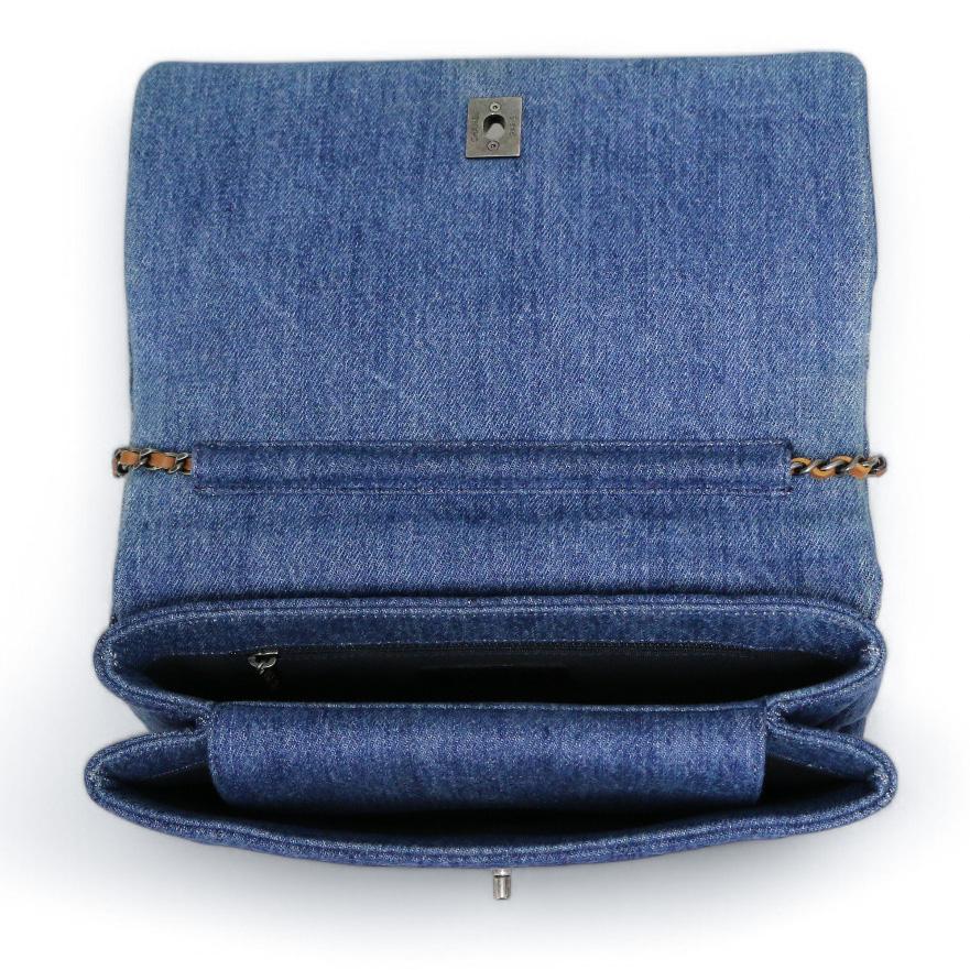 2014-2015 Denim Chanel clutch bag For Sale 3
