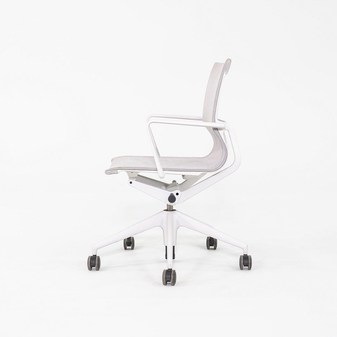 2014 Alberto Meda für Vitra Physix: Schreibtischstühle aus weißem Mesh, 12+ verfügbar (Moderne) im Angebot