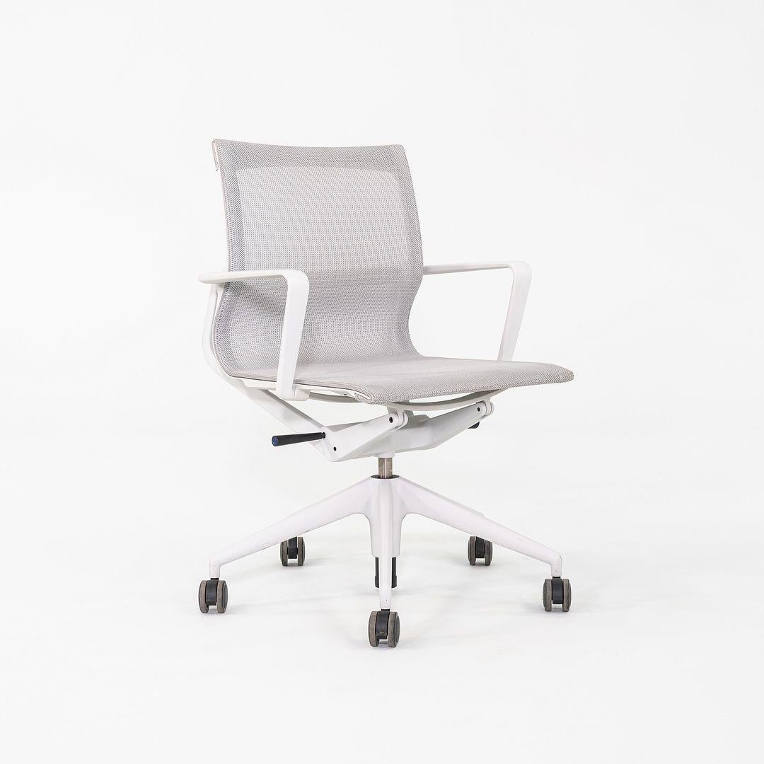 2014 Alberto Meda für Vitra Physix: Schreibtischstühle aus weißem Mesh, 12+ verfügbar (Deutsch) im Angebot