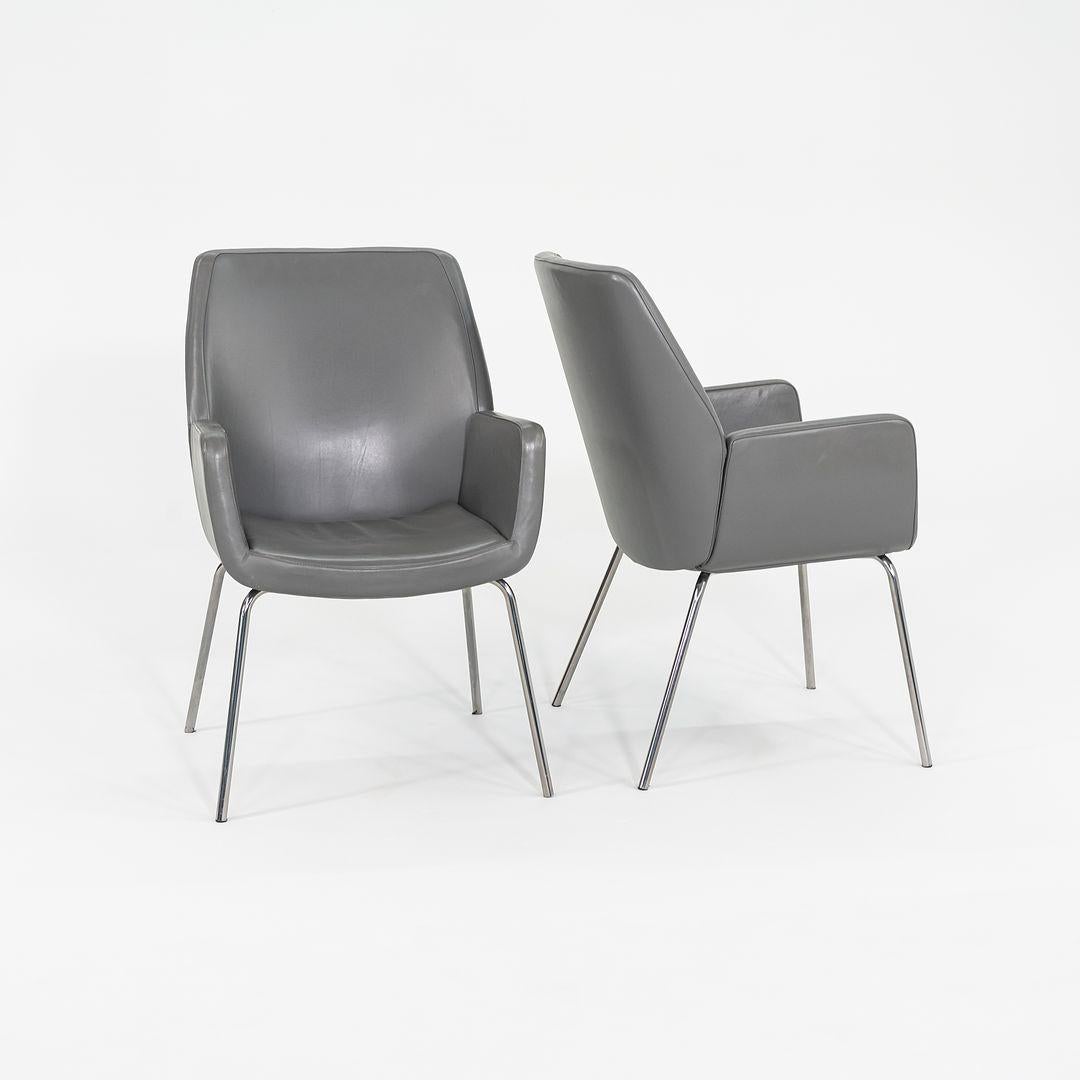 These are Bindu Conference Guest Chairs, designed by Brian Kane for Coalesse Furniture in 2014. The listed price includes one armchair, and we have several chairs available for purchase. These chairs date to 2014 and were produced by Steelcase for