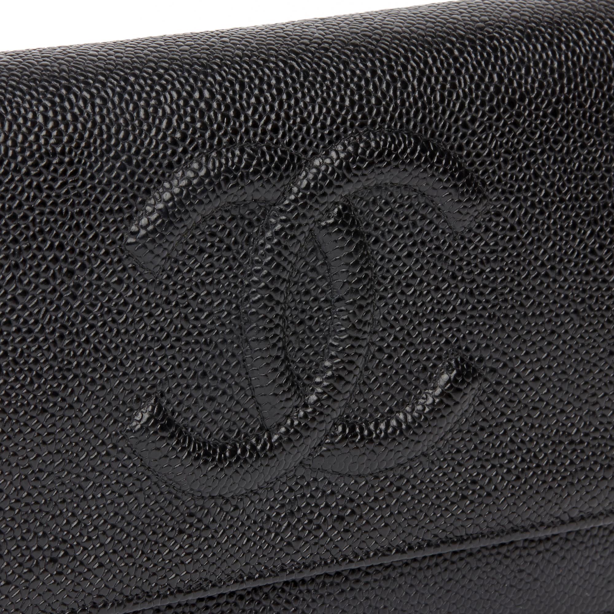 2014 Black Caviar Leather Timeless Wallet-on-Chain WOC 1