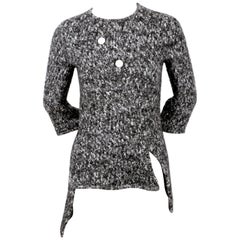2014 CELINE by PHOEBE PHILO boucle knit runway sweater