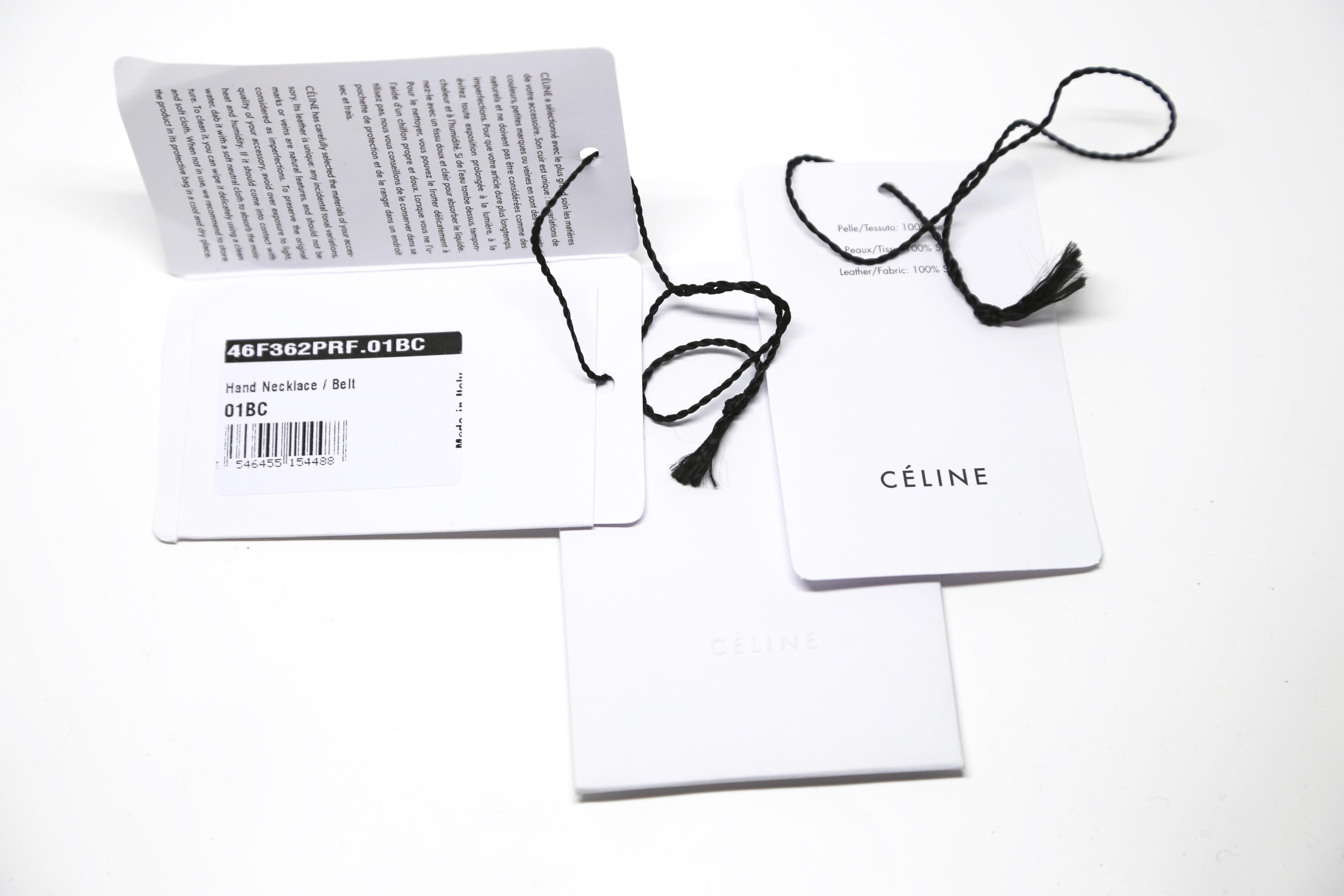 Women's or Men's 2014 CELINE by PHOEBE PHILO porcelain hand necklace by LIMOGES