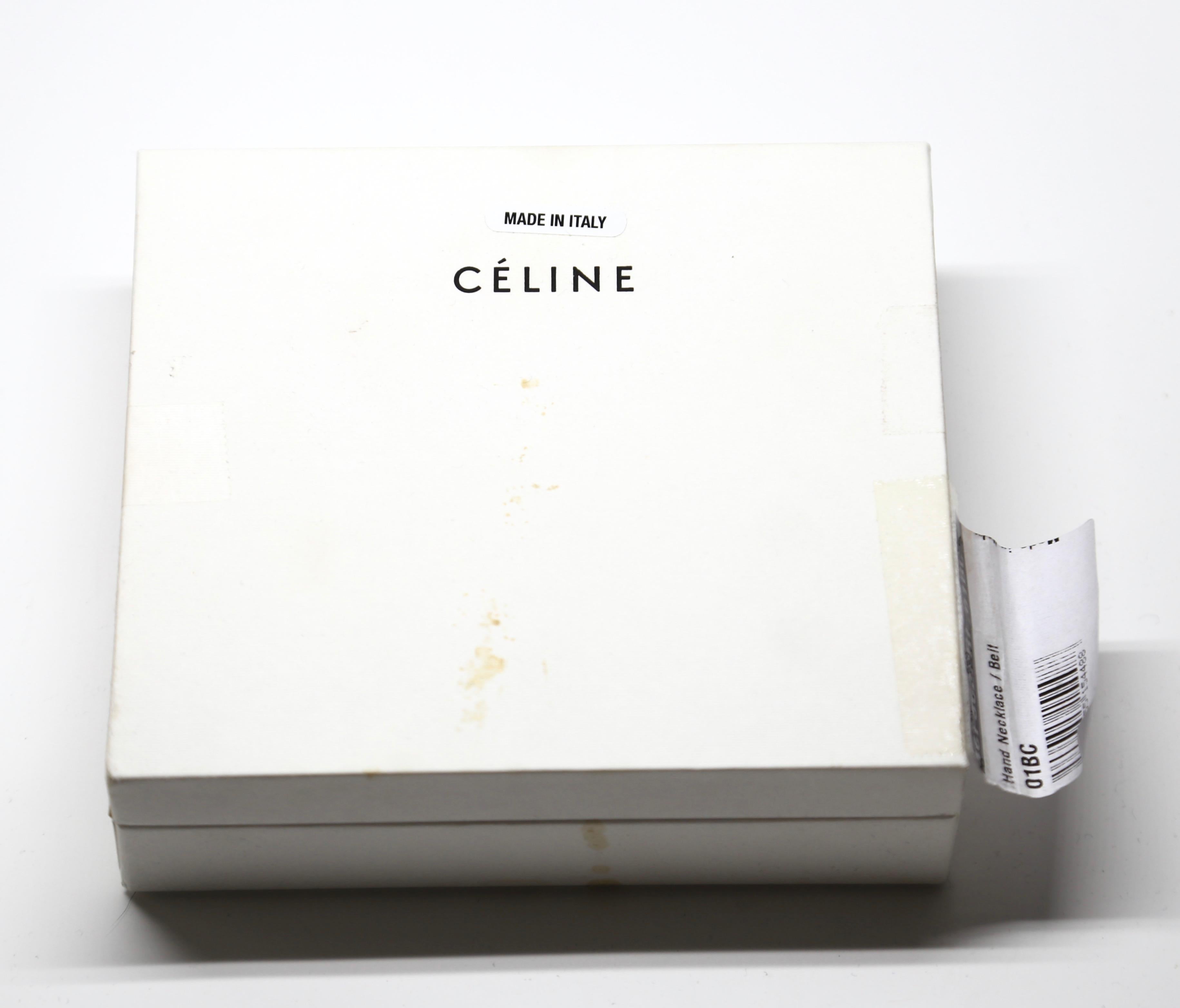 2014 CELINE by PHOEBE PHILO porcelain hand necklace by LIMOGES 1