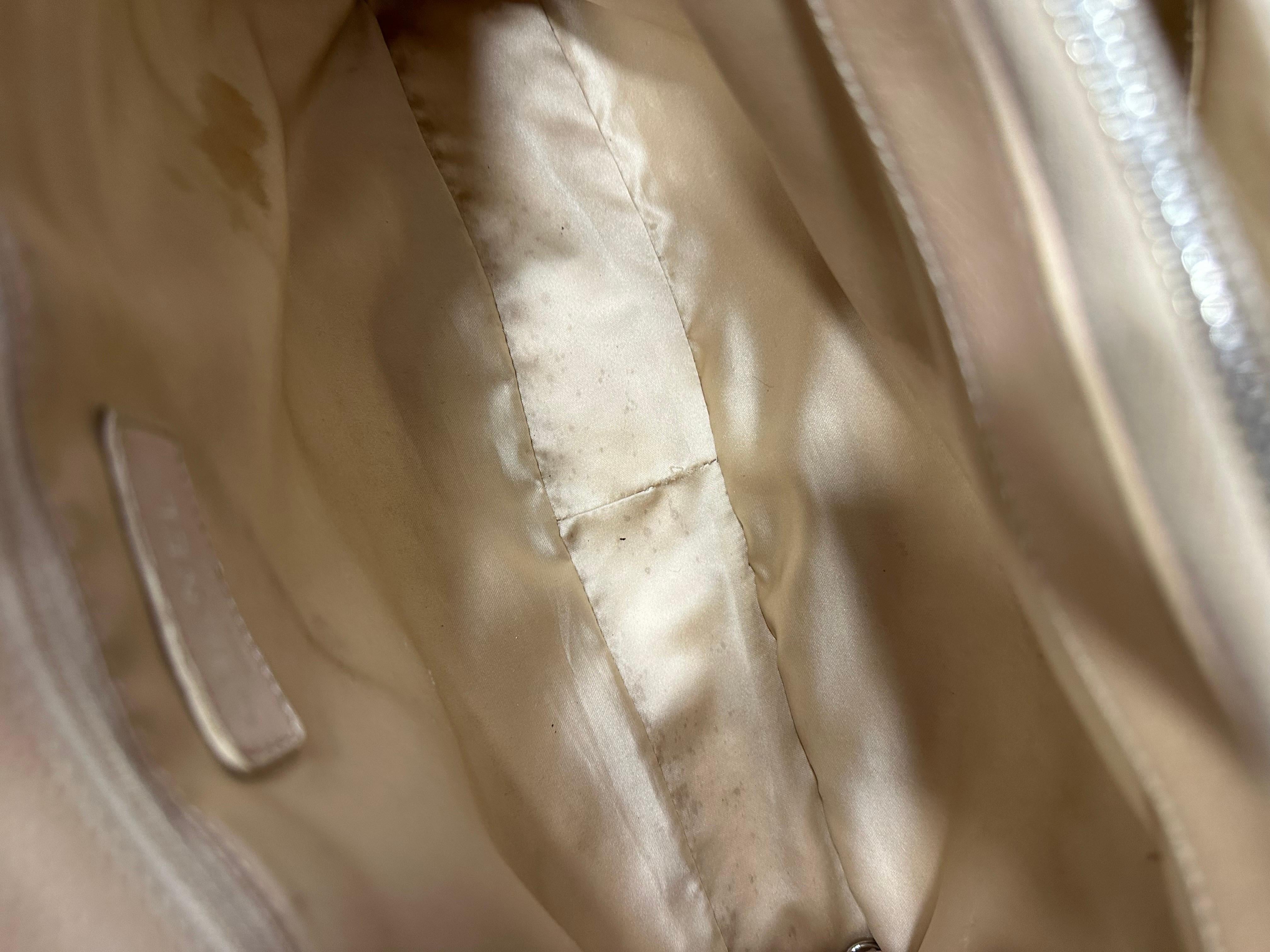 2014 Chanel Beige GST Umhängetasche aus Leder im Angebot 10